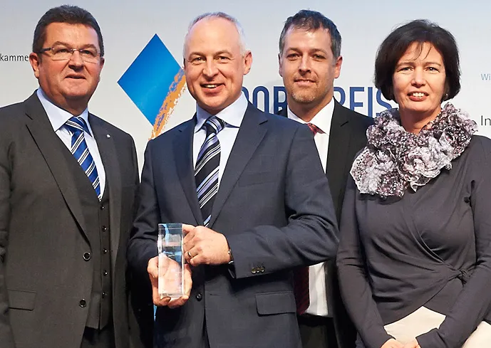 Accepting Export Prize Bayern