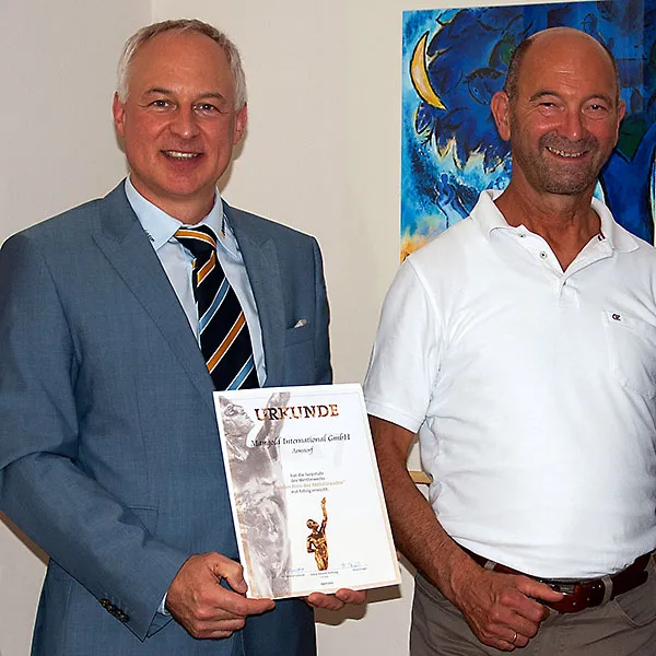 Accepting Mittelstand Prize