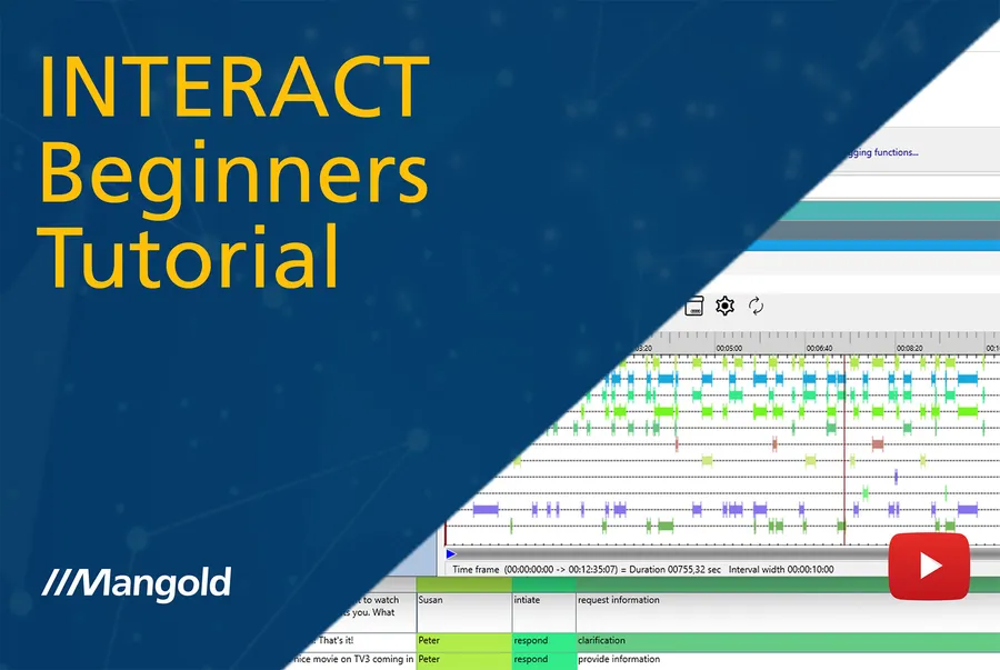 Learn the basics of INTERACT's file and data structure through our comprehensive beginner's tutorial. Perfect for new users getting started with behavioral research in general or with INTERACT specifically.