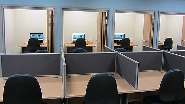 Eye Tracking group test lab with MangoldVision software
