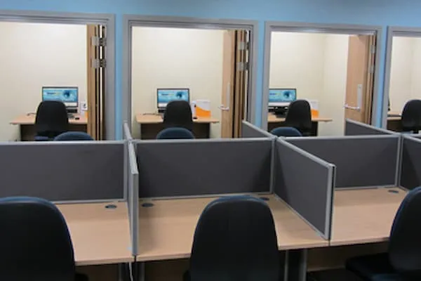 Eye tracking laboratory at Durham University