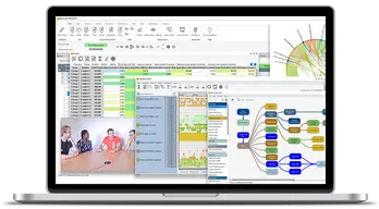 Mangold INTERACT video coding on a MacBook