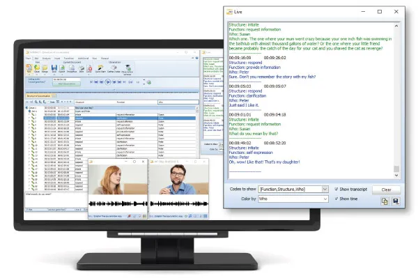 INTERACT offers unlimited coding and transcription possibilities for beginners and professionals