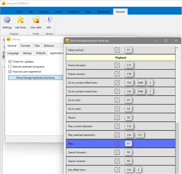 Learn how to simplify and speed up video control in Mangold INTERACT using customizable keyboard shortcuts for more efficient research workflows