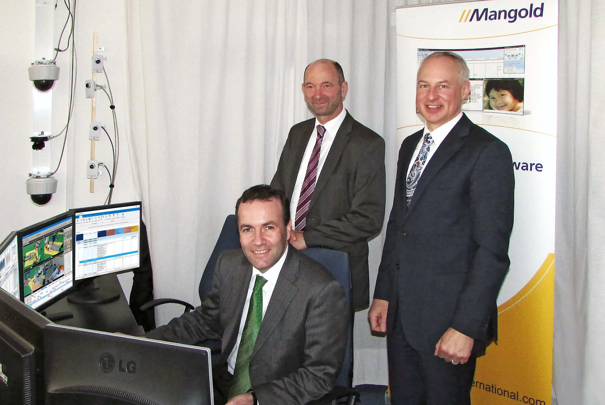 Manfred Weber, Pascal Mangold and Alfons Sittinger