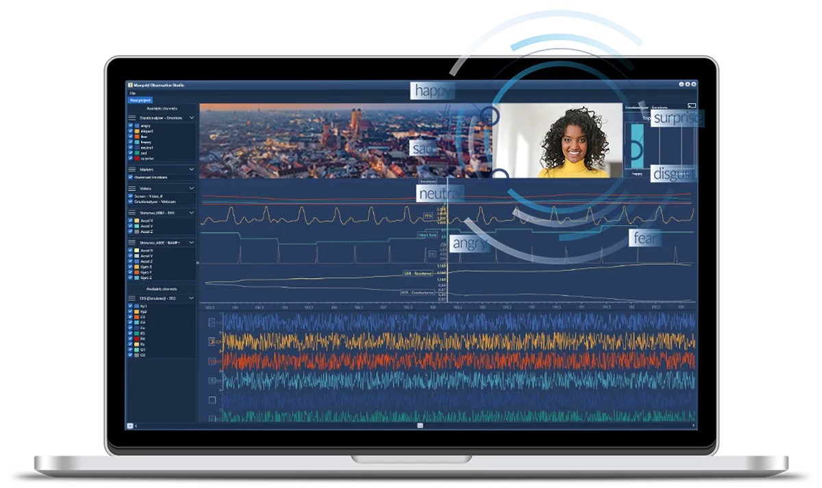 Mangold Observation Studio Software running on MacBook