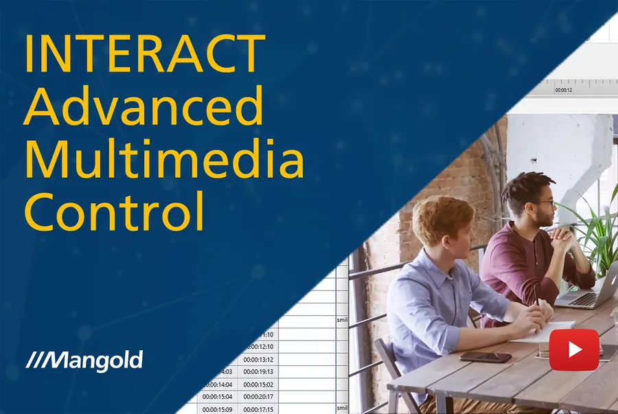 Learn how to efficiently control and navigate multimedia files in INTERACT using advanced playback features and custom shortcuts.