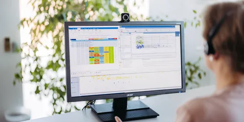 Mangold INTERACT software on a monitor