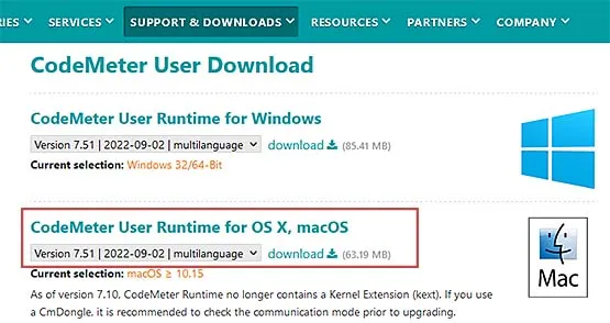 CodeMeter Runtime Download