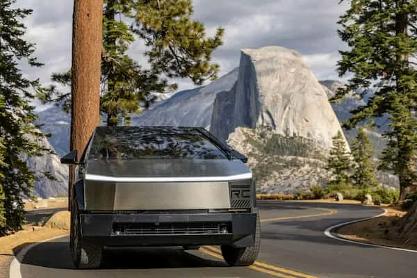 Autonomous driving concept with Tesla Cybertruck